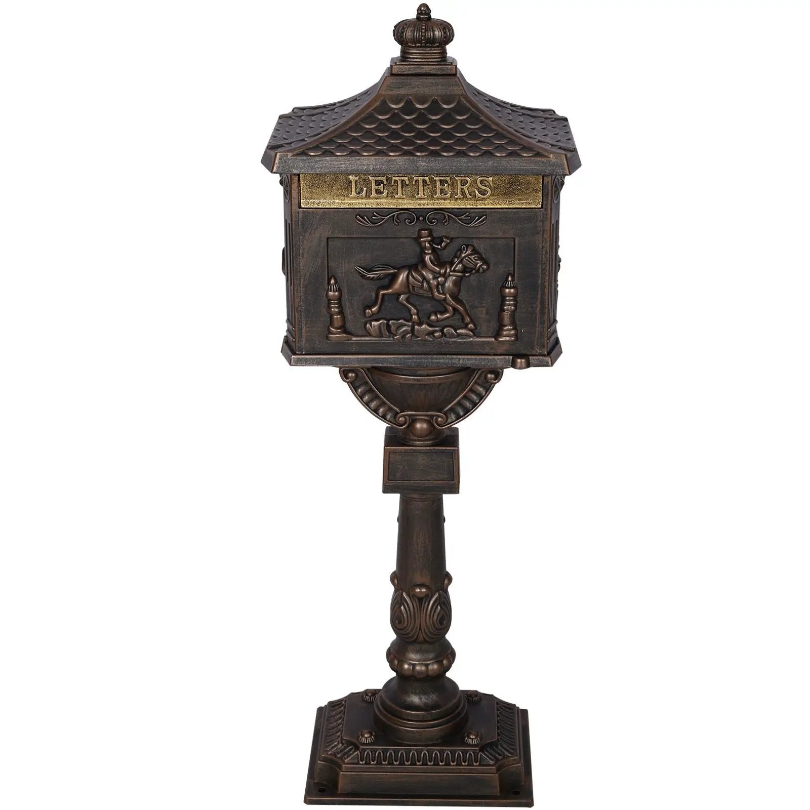 Cast Aluminum Mail Box, Postal Box, Mailbox by Unique Piece Furniture