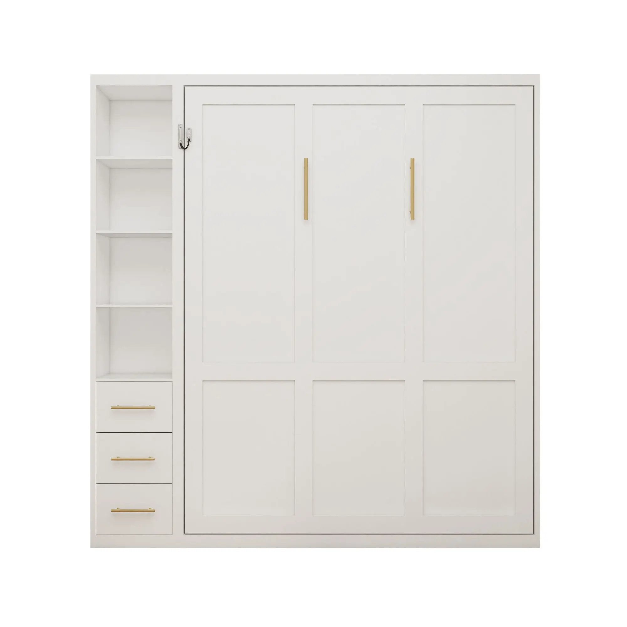 Folding Vertical Murphy Wall Bed by HouseOfZazla