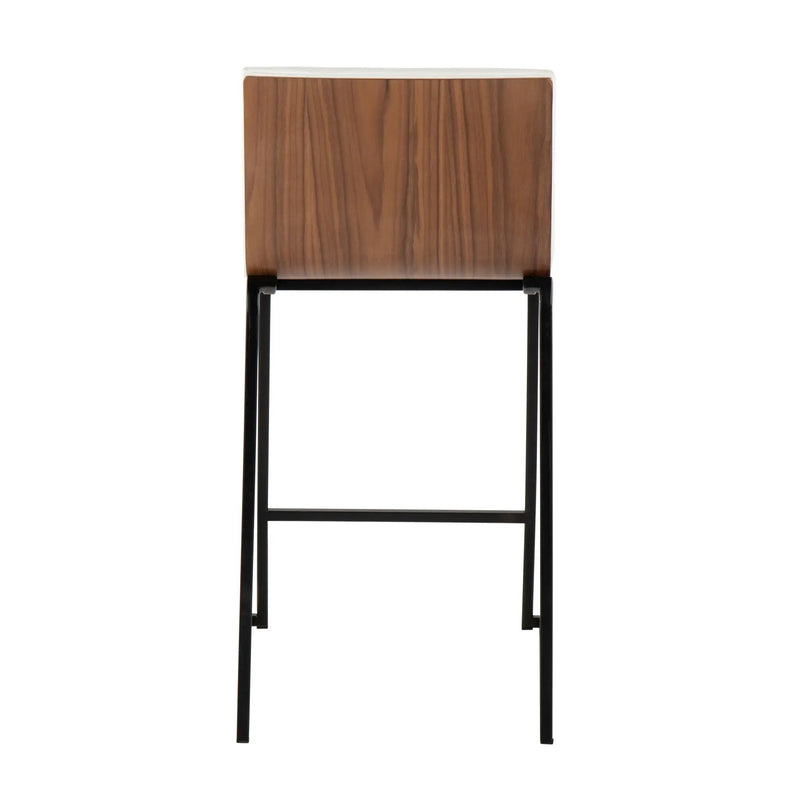 Mason Mara - Contemporary Fixed Height Quality Counter Stool (Set of 2) by HouseOfZazla