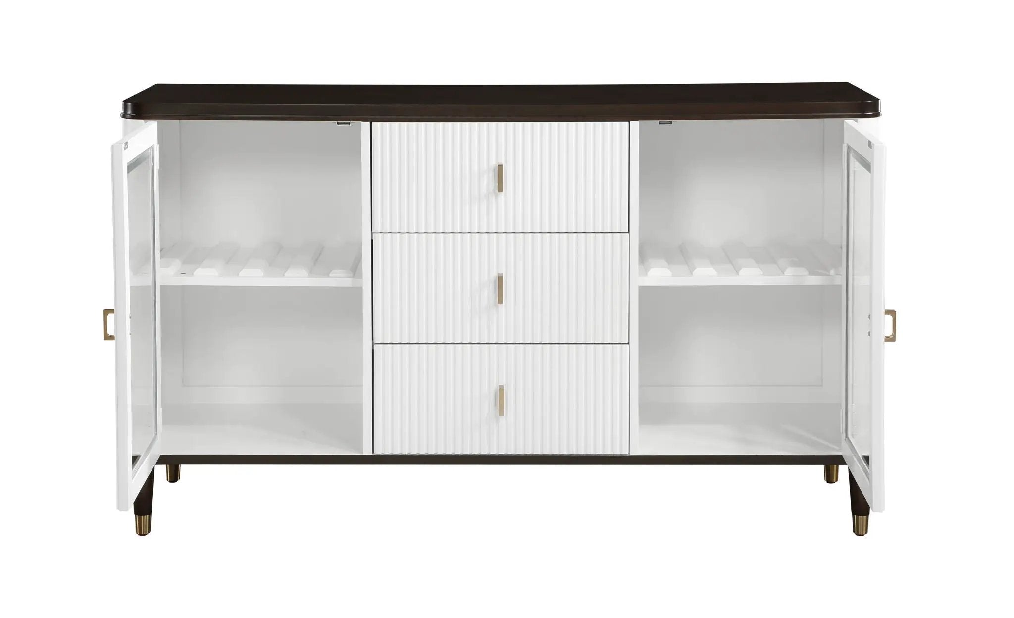 Carene - Server - Brown / White by Unique Piece Furniture