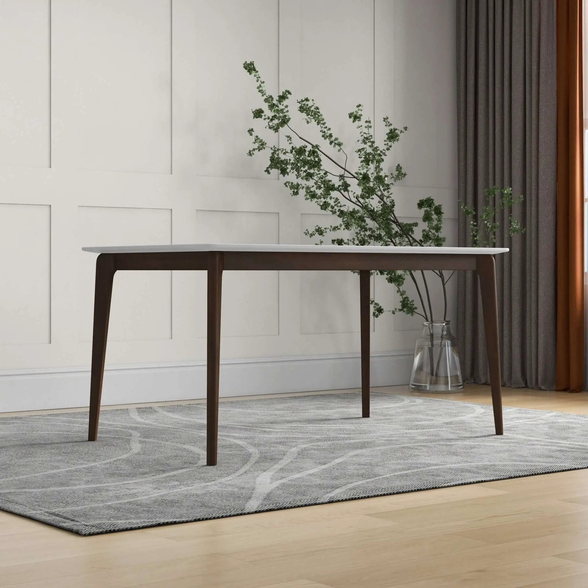 Levi - Modern Style Rectangular Dining Kitchen Table by Unique Piece Furniture