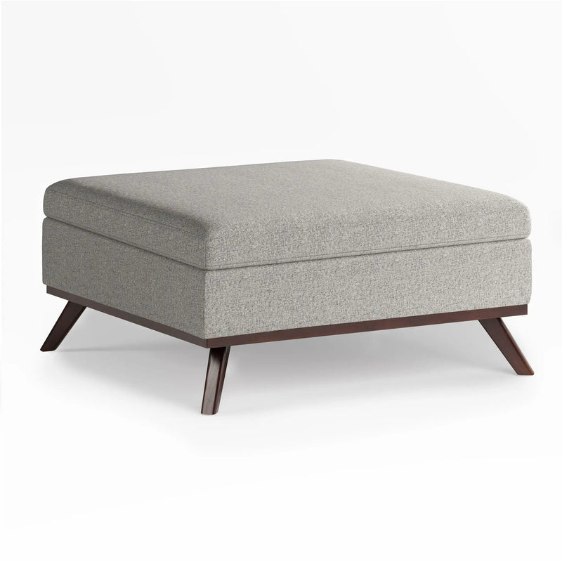 Owen - Multifunctional Square Coffee Table Storage Ottoman by Unique Piece Furniture