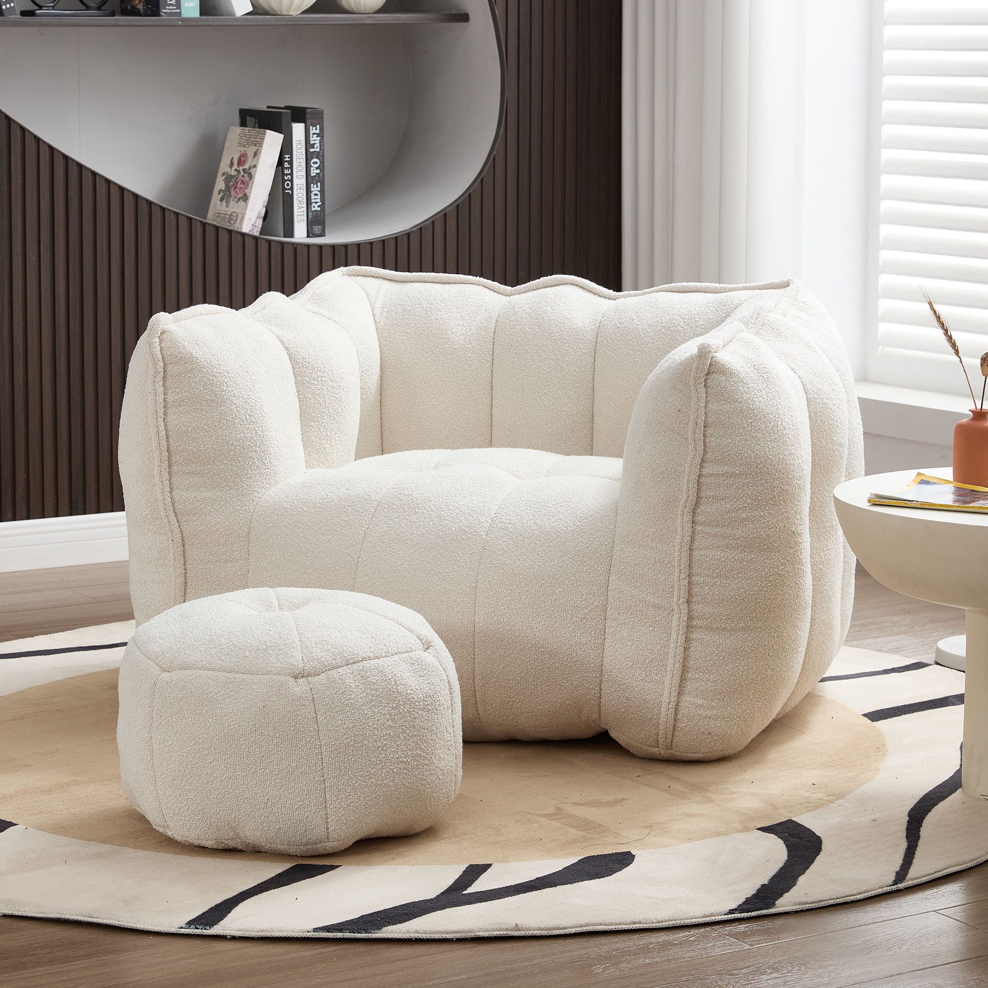 Soft Bean Bag Chair With High Resilient Foam by HouseOfZazla