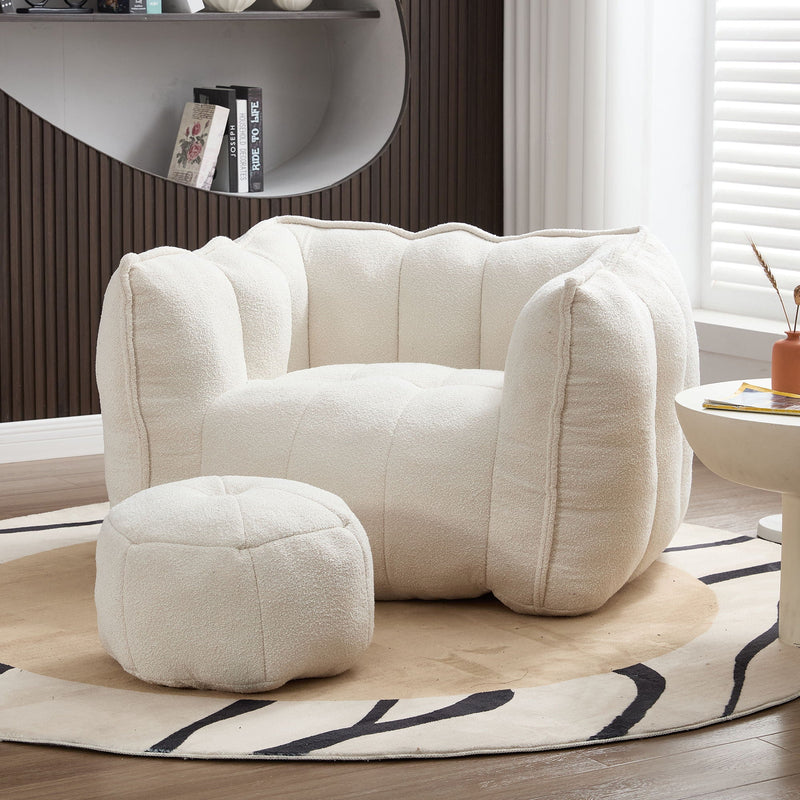 Soft Bean Bag Chair With High Resilient Foam by HouseOfZazla