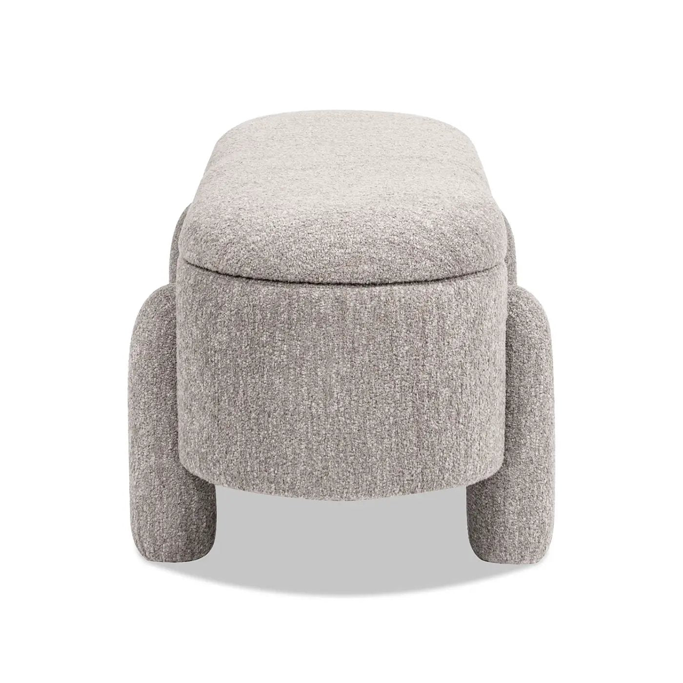Hugo - Oval Fully Upholstered Storage Bench by Unique Piece Furniture