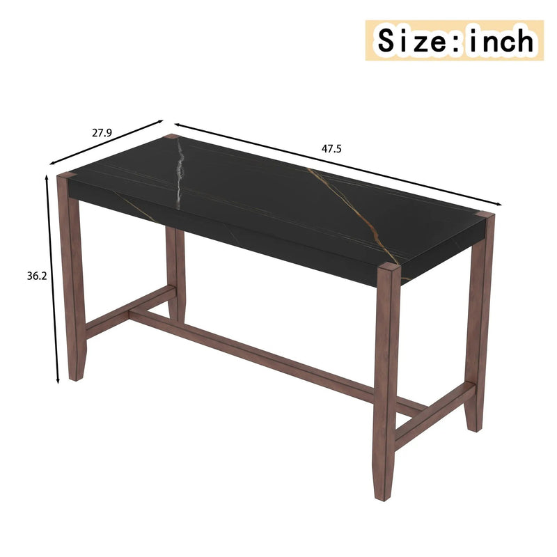 Counter Height Bar Table For Kitchen by HouseOfZazla