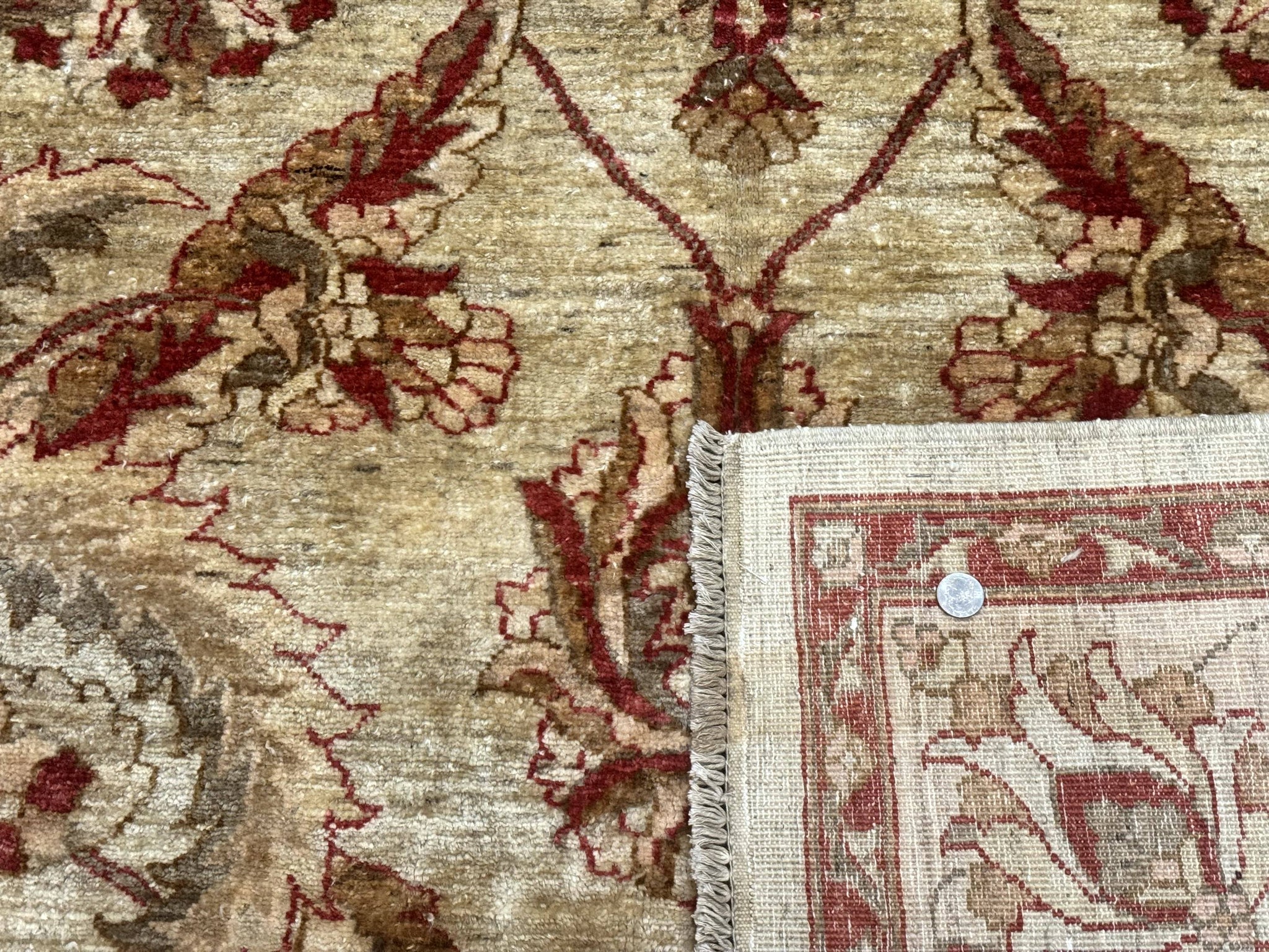 Indian Mahal Rug 7x9, Traditional Wool Carpet by Jewel Rugs
