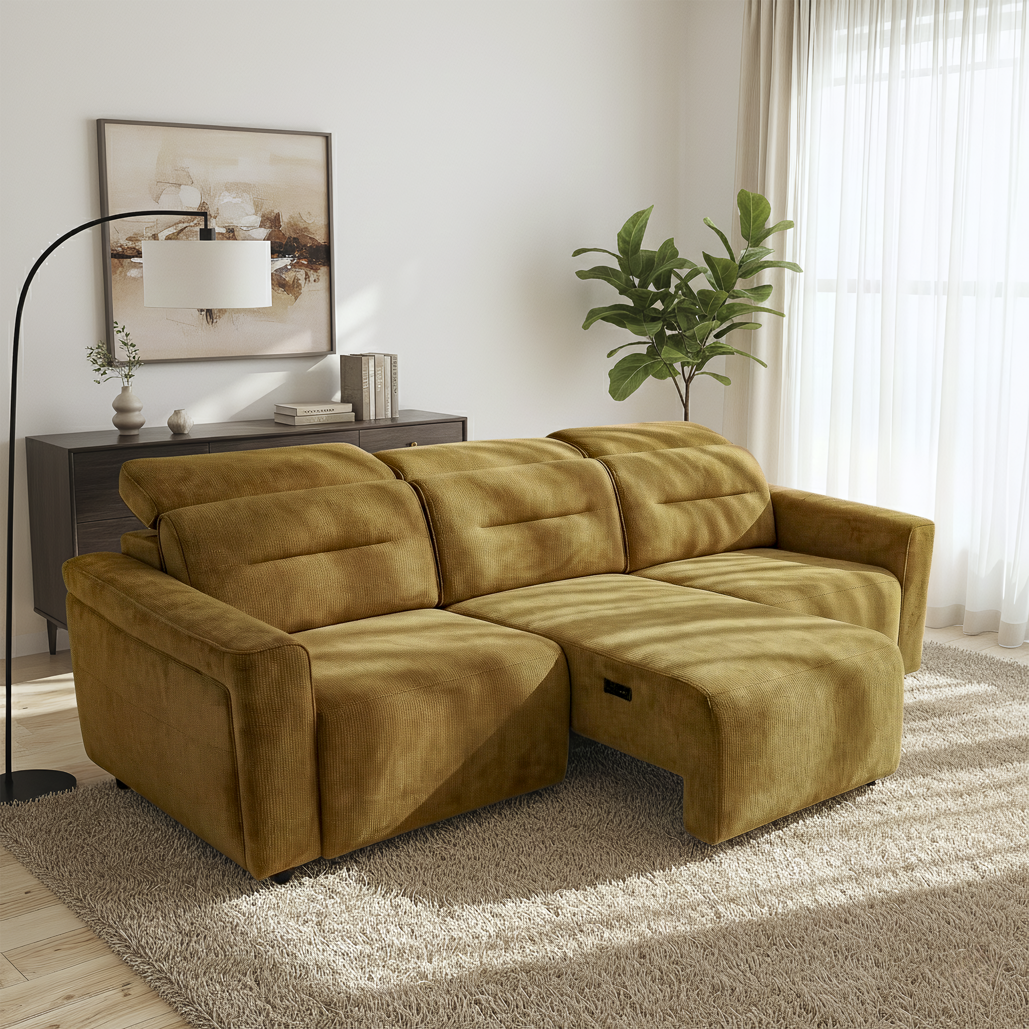 Falmouth Power Slider Sofa by HouseOfZazla