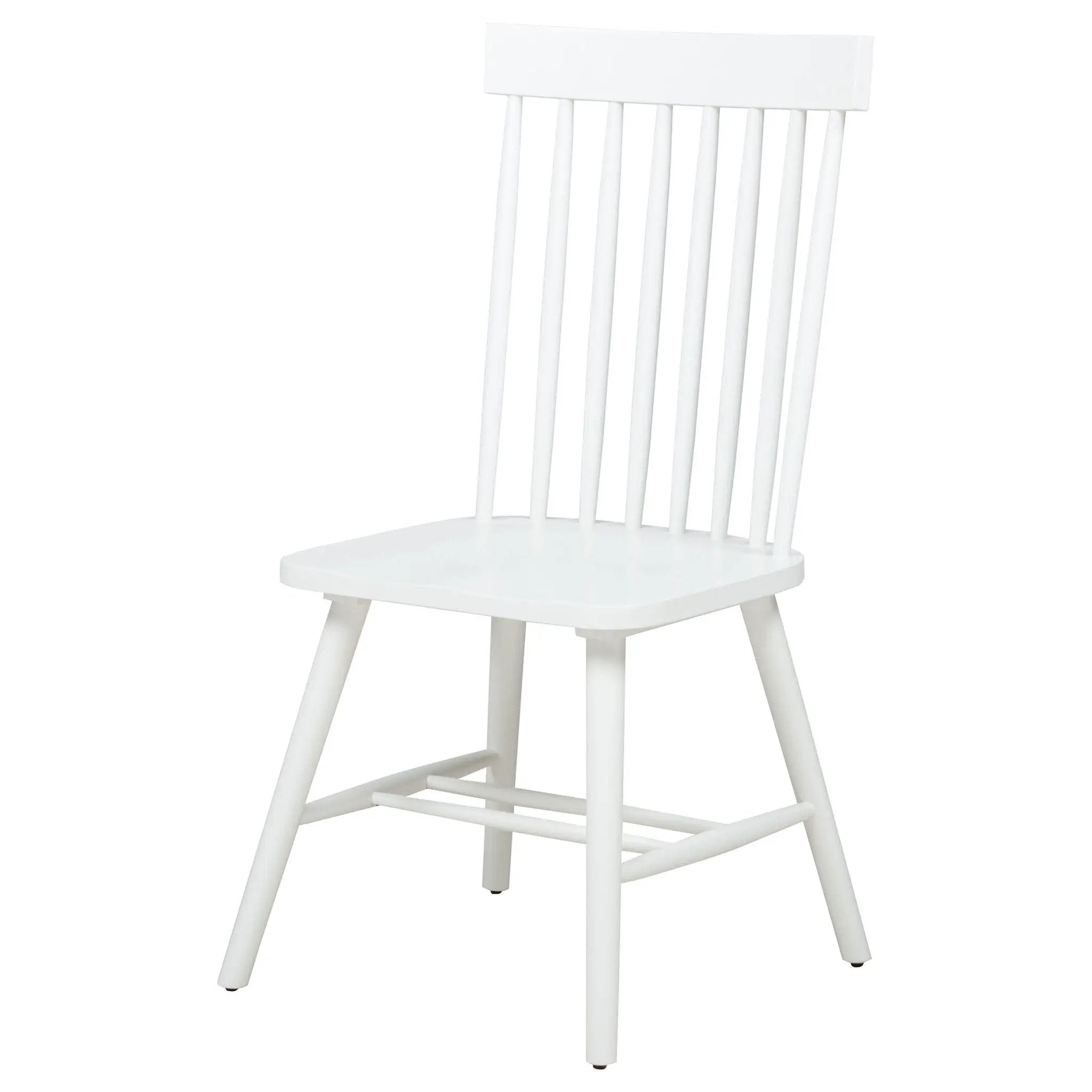 Andrews Windsor Spindle Back Dining Side Chair White (Set of 2) by Unique Piece Furniture