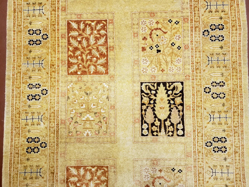 3' 2" x 12 ' 6" Pak Persian Safavieh Runner Haji Jalil Fine Runner Rug 3ft Runner 12ft Runner 13ft Runner Panel Design Runner Hand-Knotted by Jewel Rugs