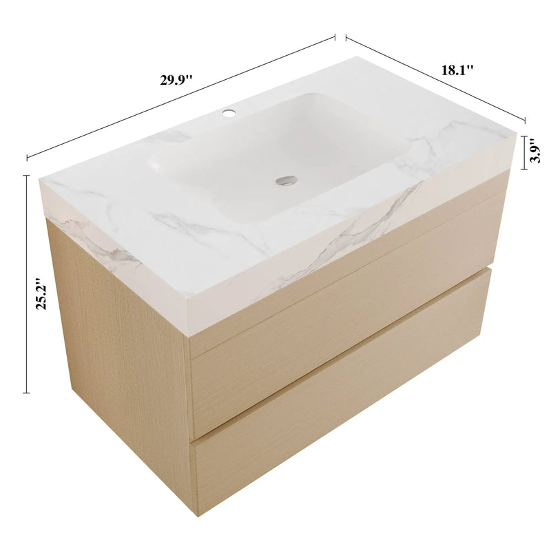 Modern Floating Bathroom Vanity by HouseOfZazla