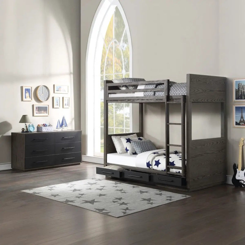 Estevon - Dresser - Gray Oak by Unique Piece Furniture