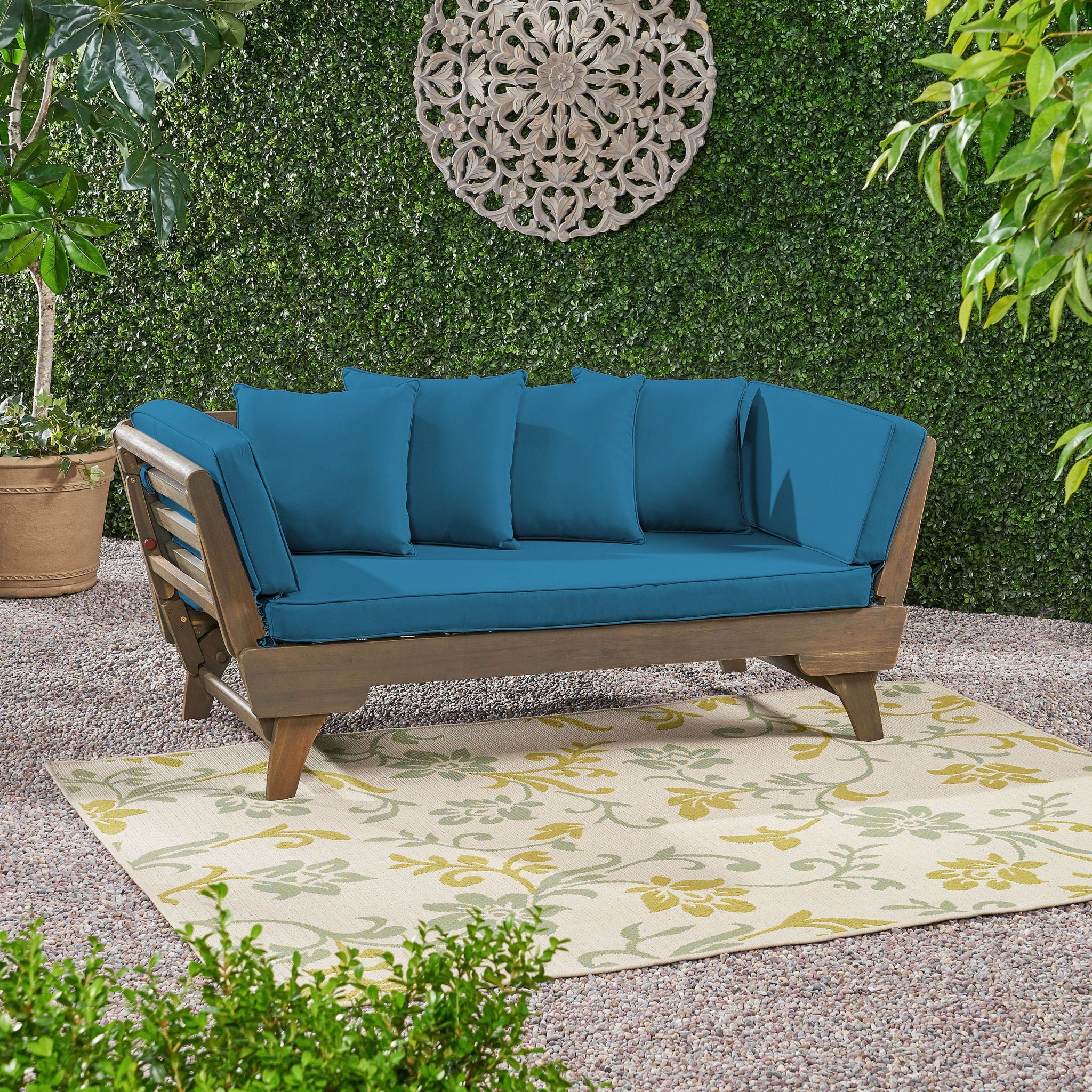Ottavio Convertible Sofa Daybed With Water Resistant Cushions by HouseOfZazla