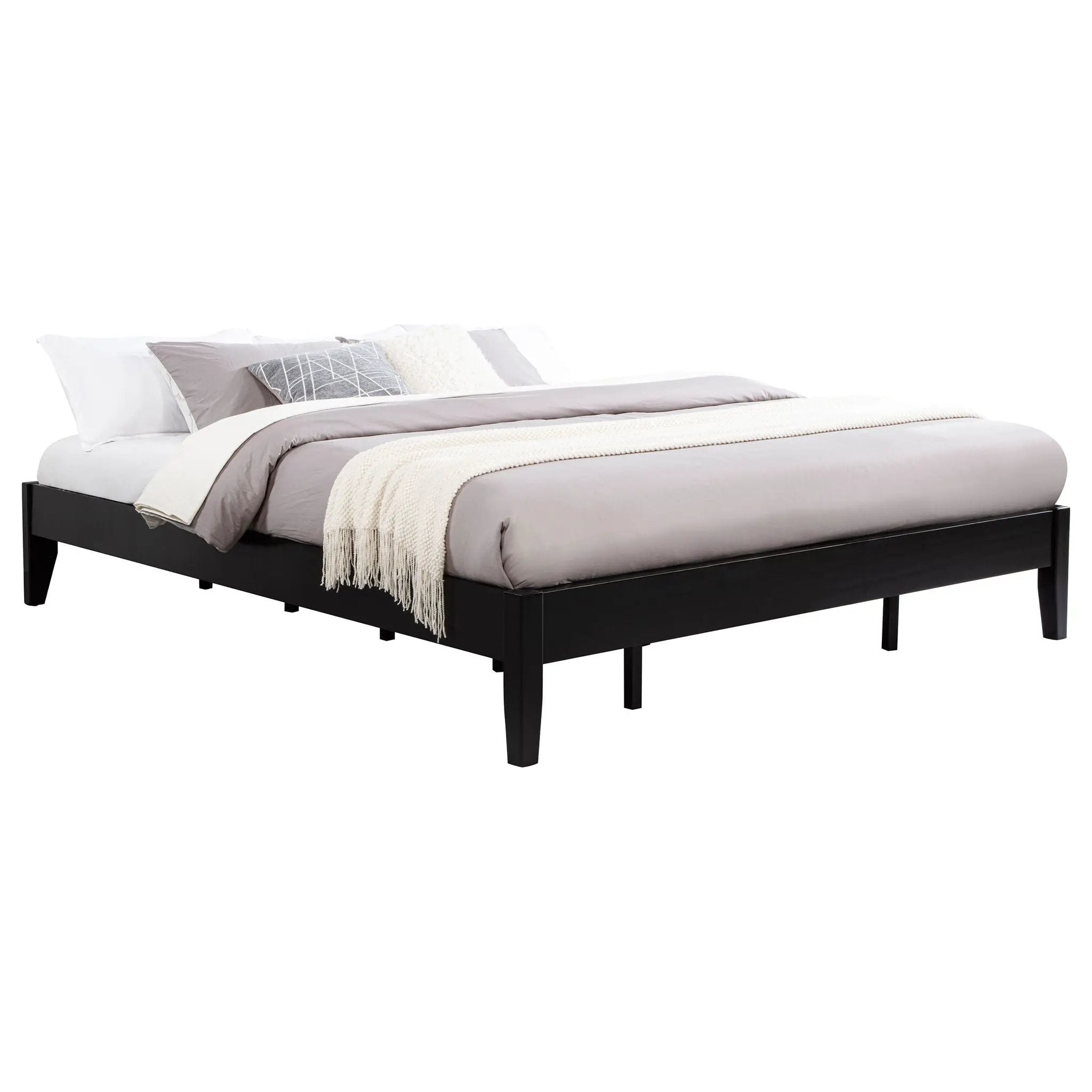 Hounslow Eastern King Universal Platform Bed Black by Unique Piece Furniture