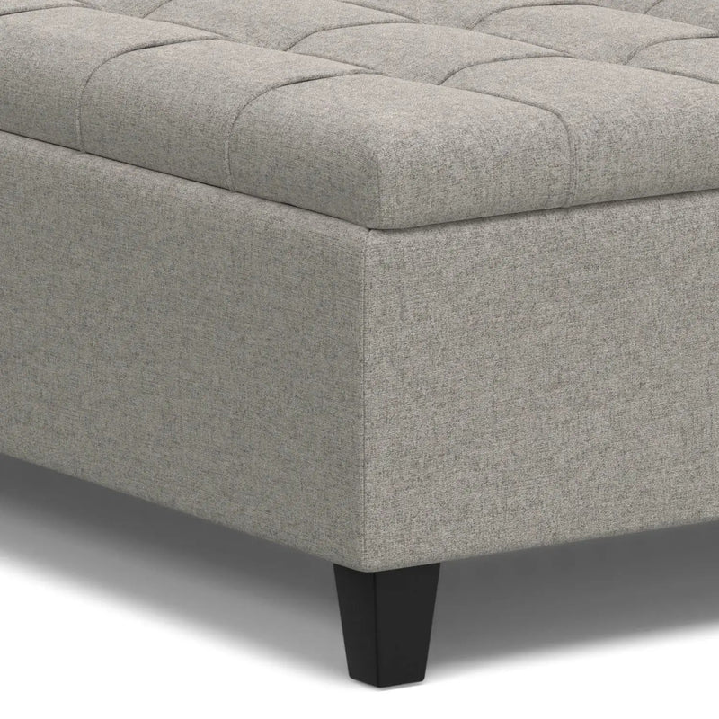 Harrison - Upholstered Coffee Table Storage Ottoman by Unique Piece Furniture