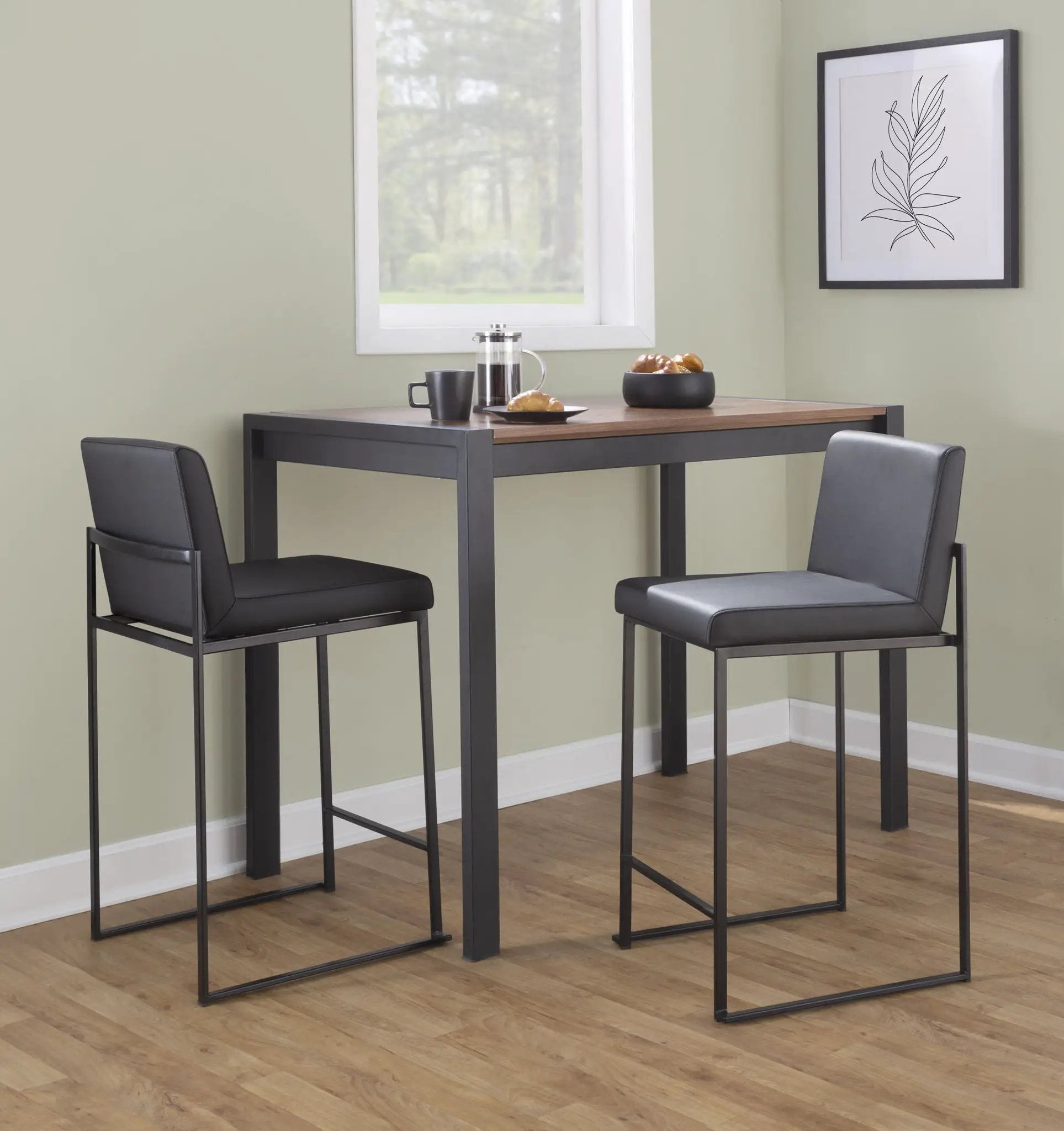 Fuji - Contemporary High Back Barstool Elegant Design by Unique Piece Furniture