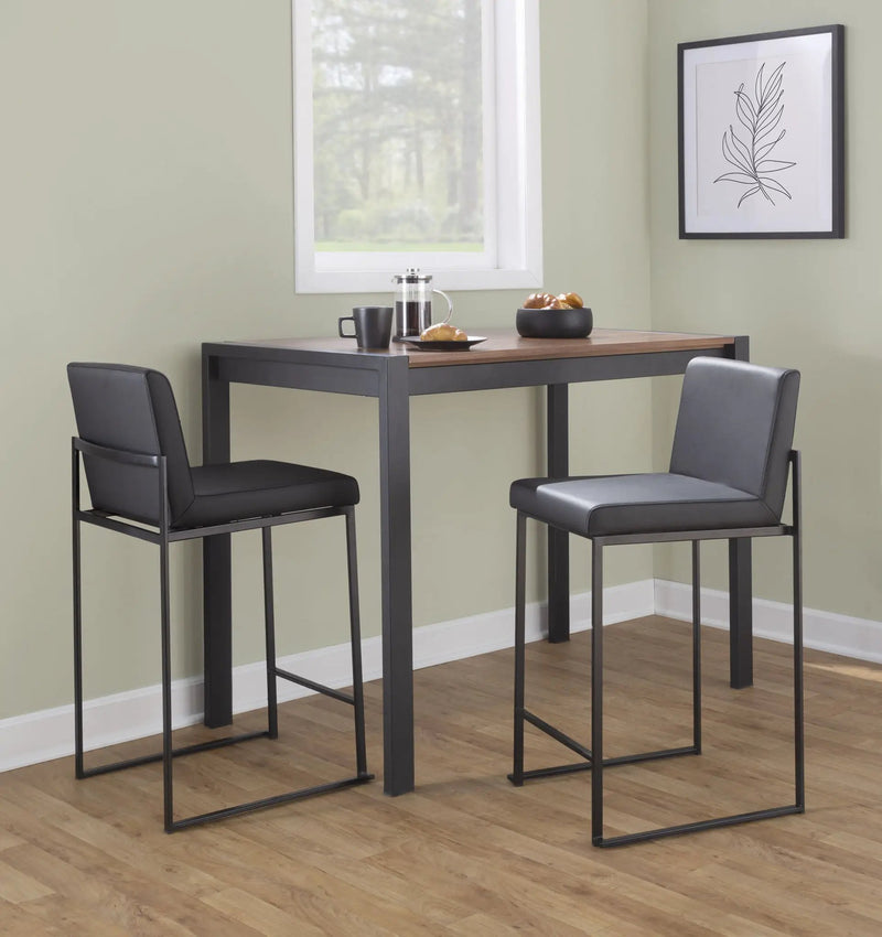 Fuji - Contemporary High Back Barstool Elegant Design by Unique Piece Furniture