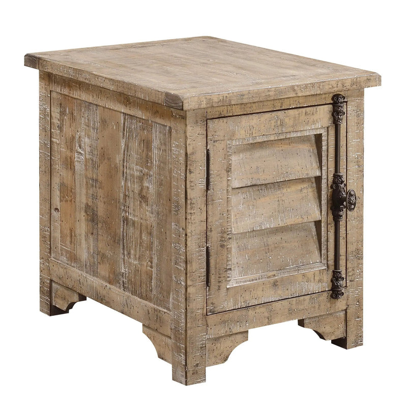 Chair Side Table - Taupe by Unique Piece Furniture
