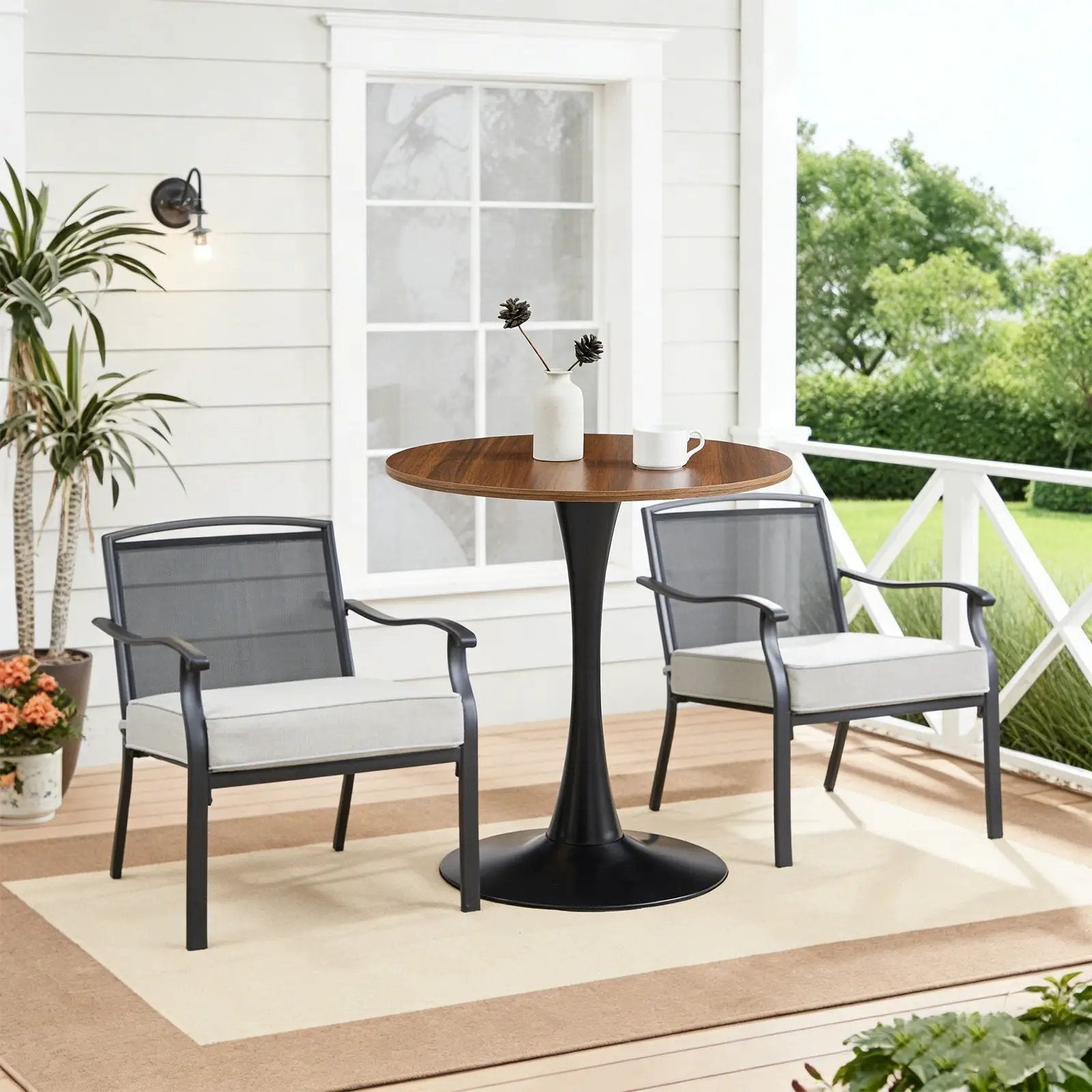 Round Dining Table With Tulip Style Base by HouseOfZazla