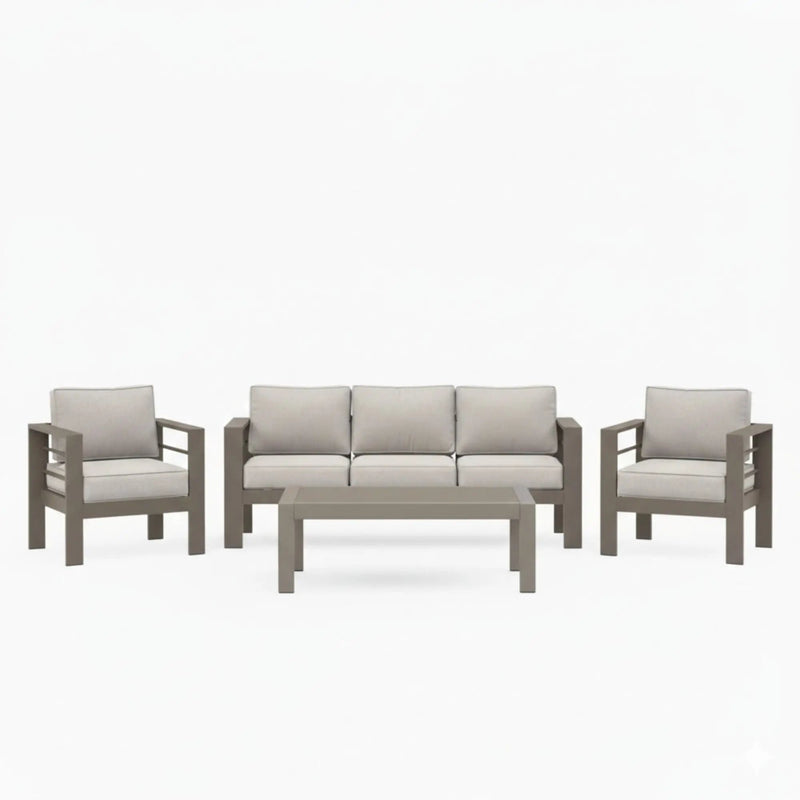 Outdoor Patio Set, All-Weather With Thick Cushions by HouseOfZazla