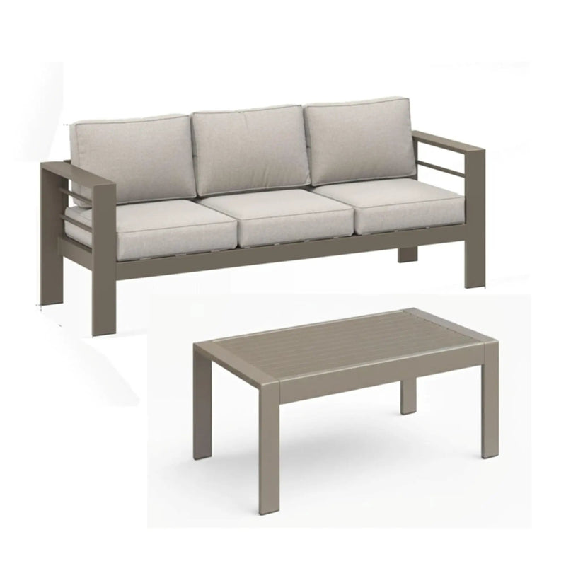 Outdoor Patio Set, All-Weather With Thick Cushions by HouseOfZazla