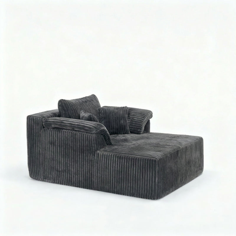Chaise Lounge Chair, Deep Seat Sleeper Couch For Living Room by HouseOfZazla