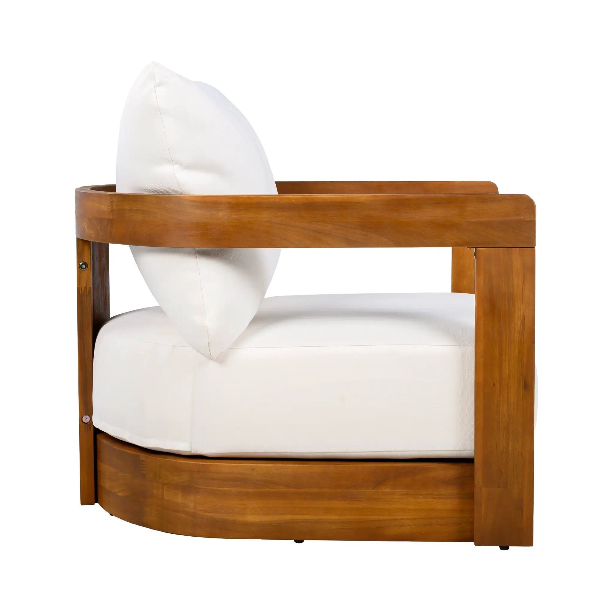 Premium Acacia Wood Outdoor Club Chair by HouseOfZazla