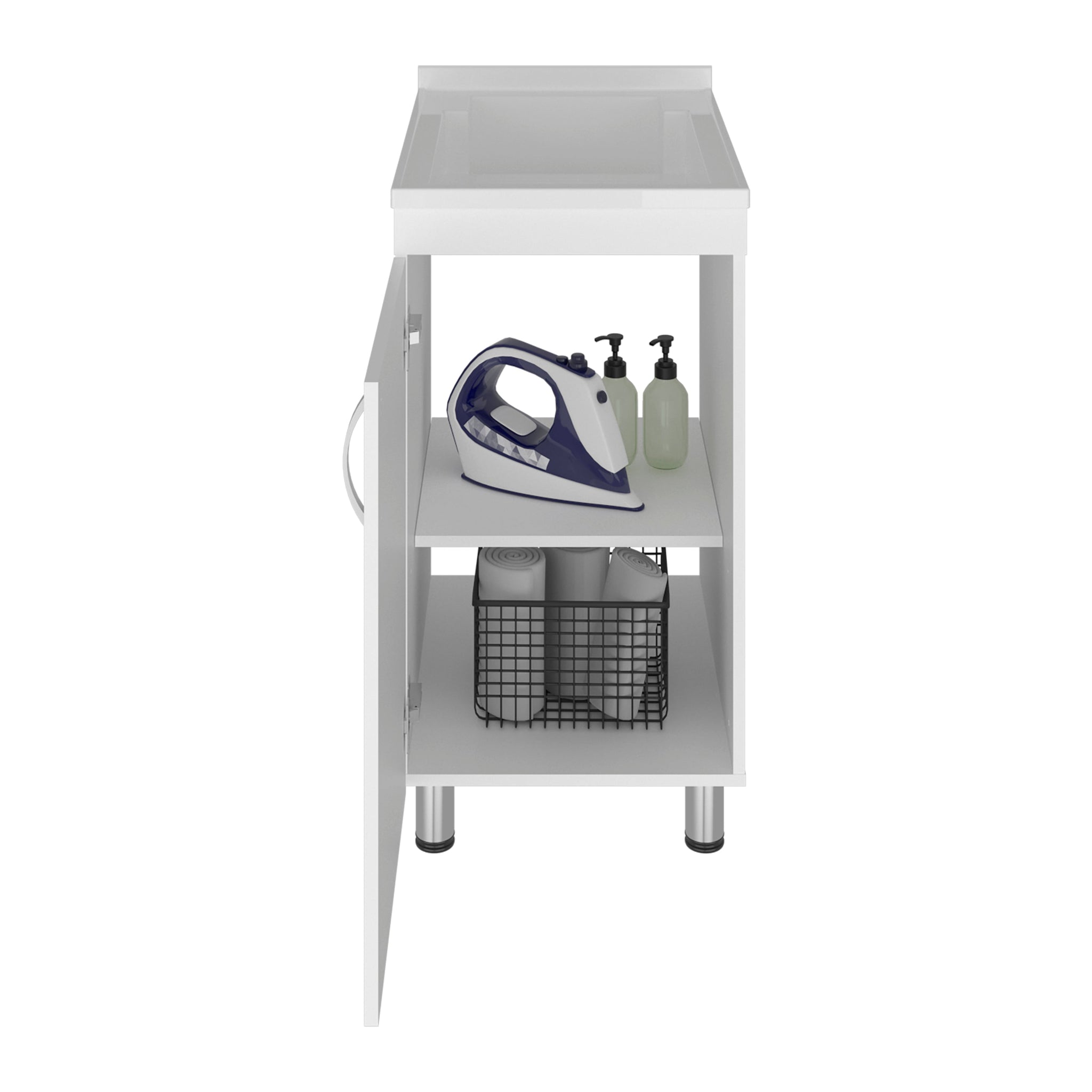Darwin Freestanding Utility Tub and Sink Cabinet with One Door by HouseOfZazla