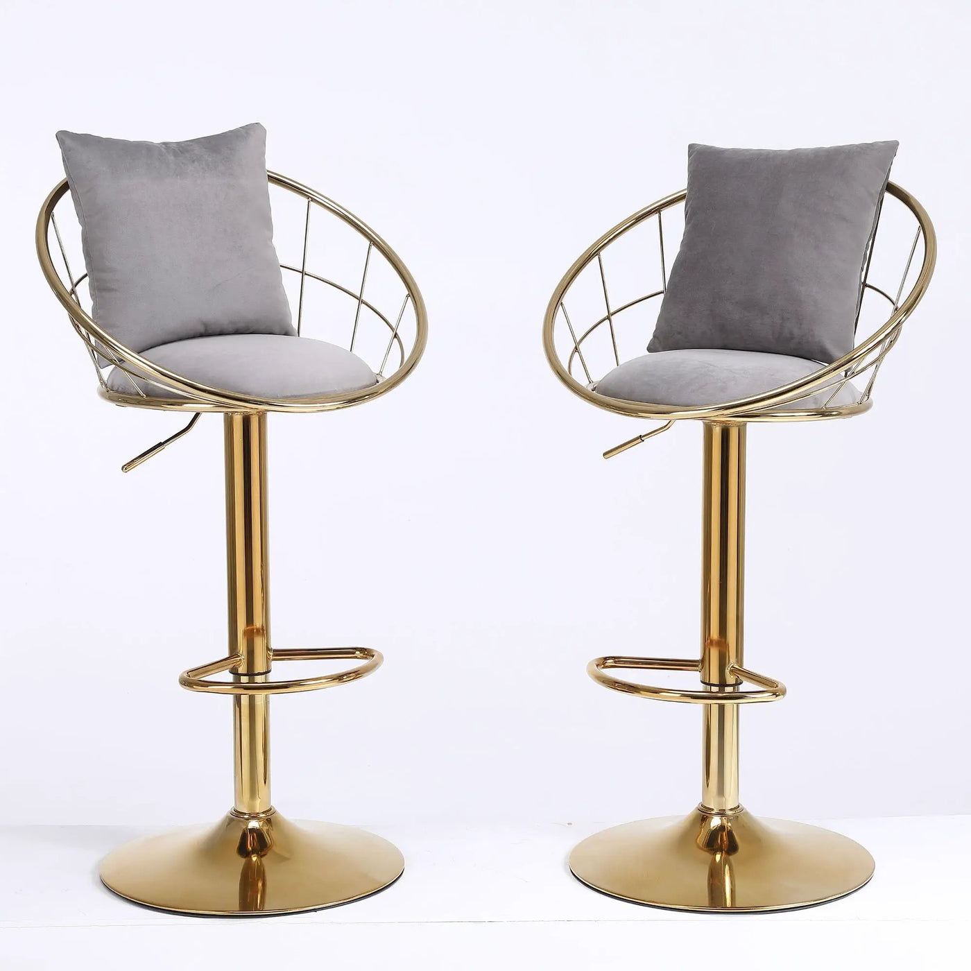 Unique Design Bar Chair, 360 Degree Rotation, Adjustable Height, Suitable For Dining Room And Bar by HouseOfZazla