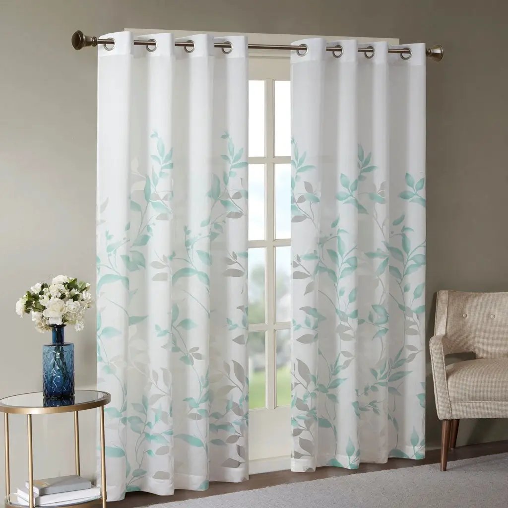 Burnout Printed Curtain Panel (Single Panel) by HouseOfZazla