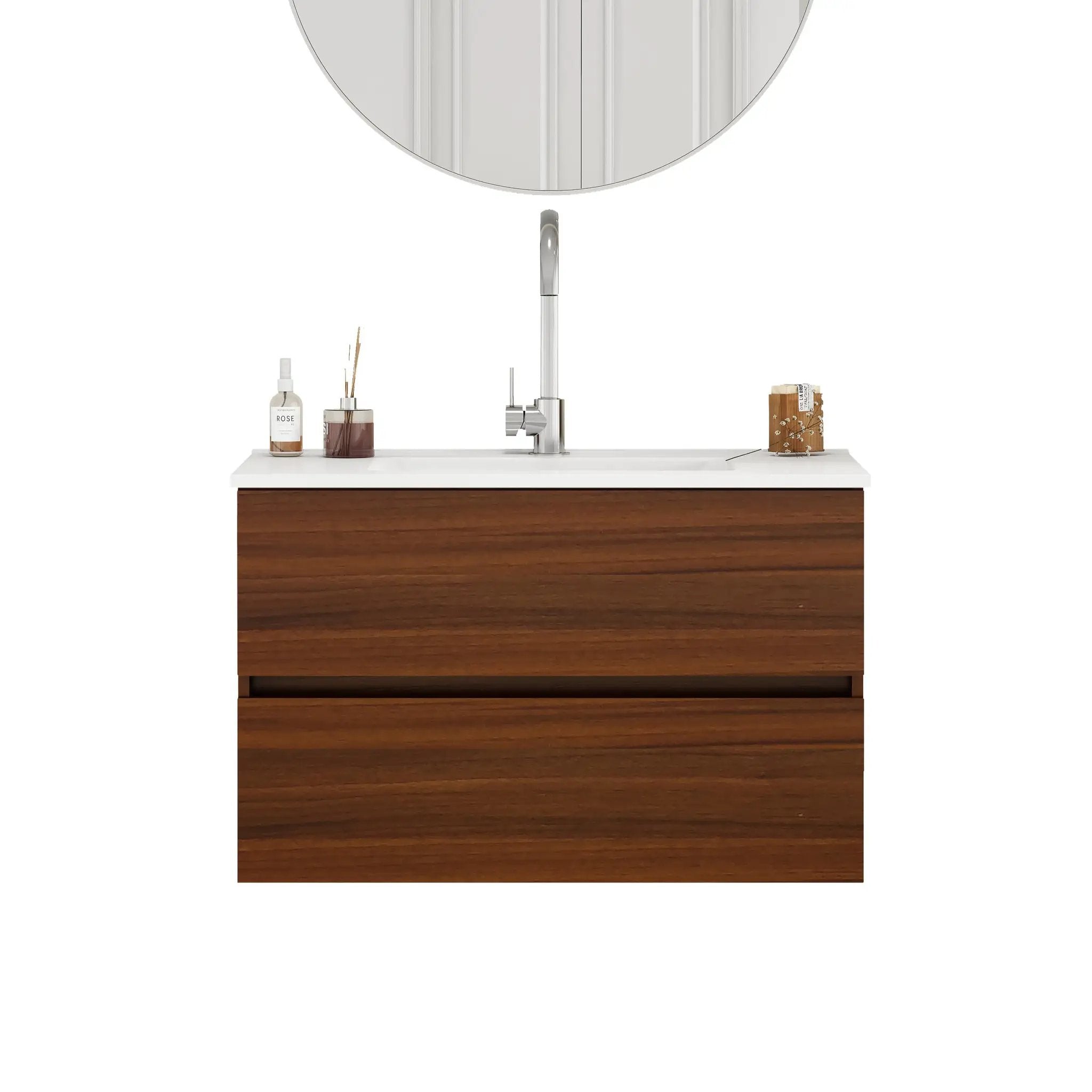 32-Inch Wall-Mounted Bathroom Vanity by HouseOfZazla