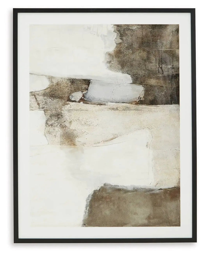 Aldricton - Wall Art - Brown / White by Unique Piece Furniture