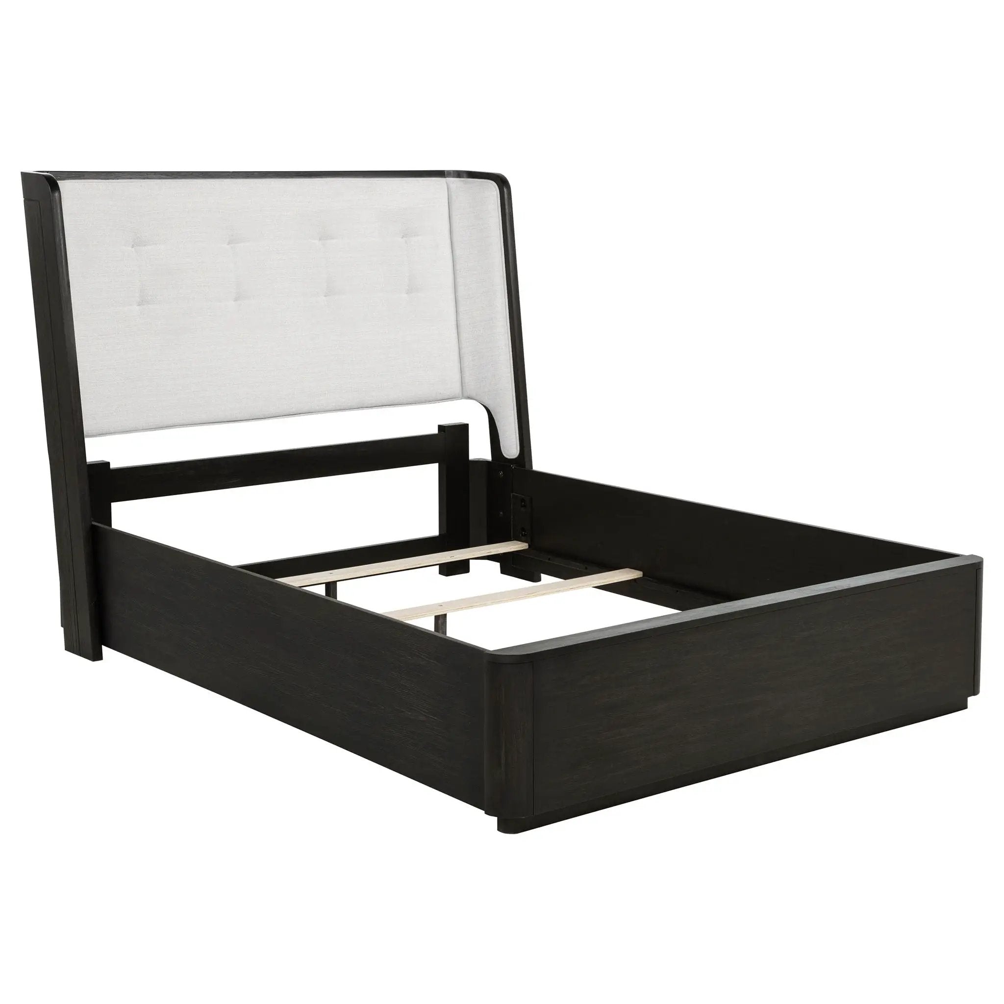 Leandro 5-piece Queen Bedroom Set Burnished Black by Unique Piece Furniture