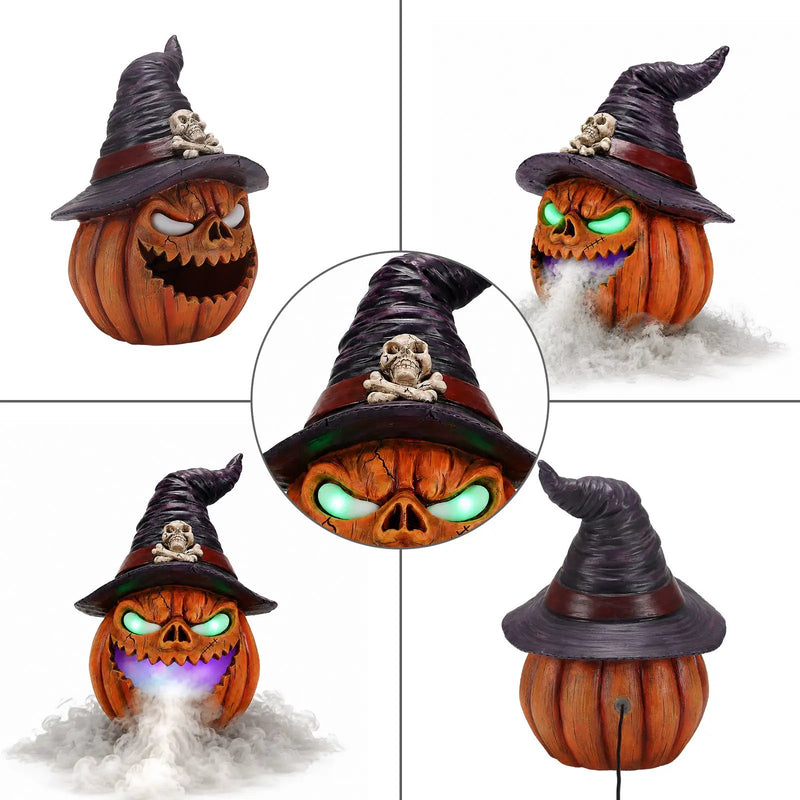 Halloween Jack-O'-Lantern Pumpkin Mist Sprayer Ornament by HouseOfZazla