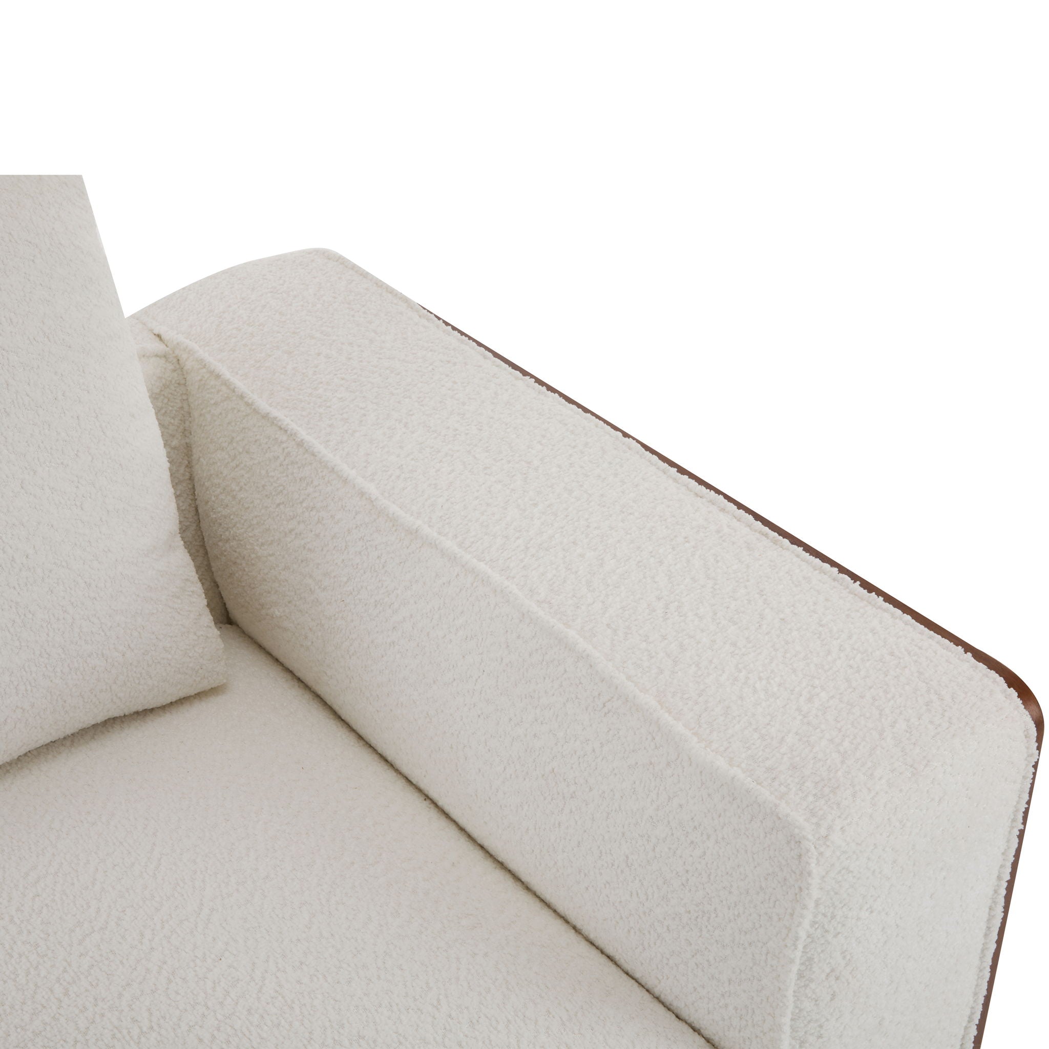 Chita Sectional Sofa 3 Seater With Light Strip - Beige by HouseOfZazla