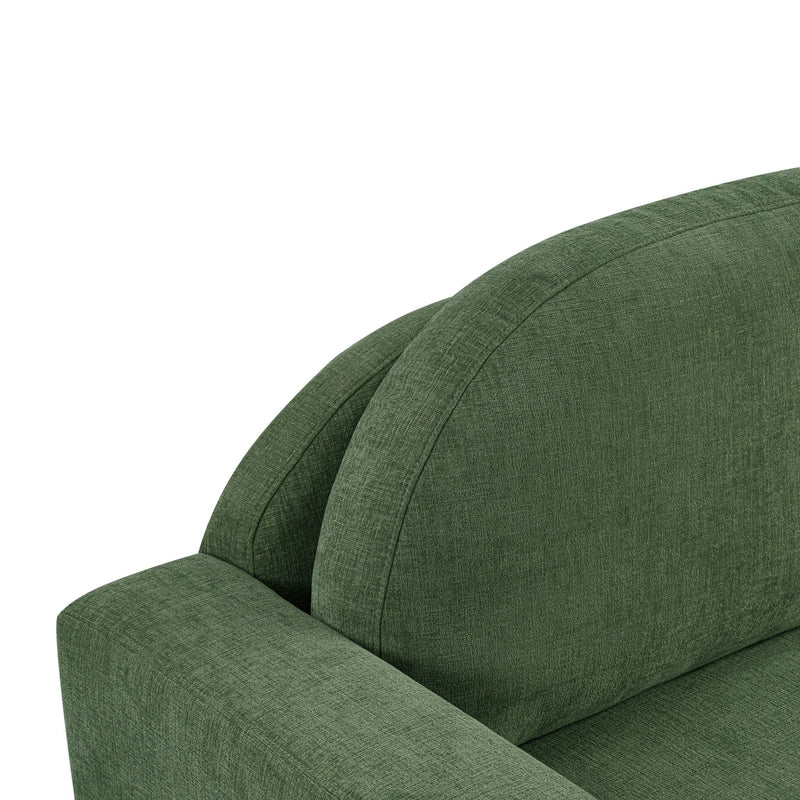 Modern 3 Seater Sofa With Curved Backrest by HouseOfZazla
