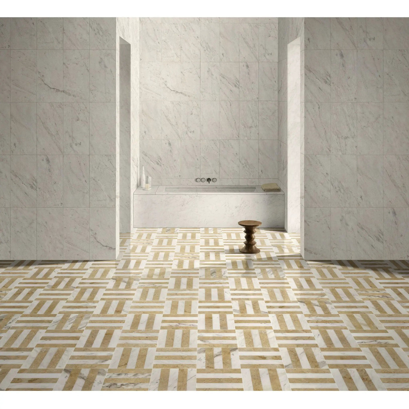 Elegant Waterjet Polished Marble Tile For Floor And Wall by HouseOfZazla