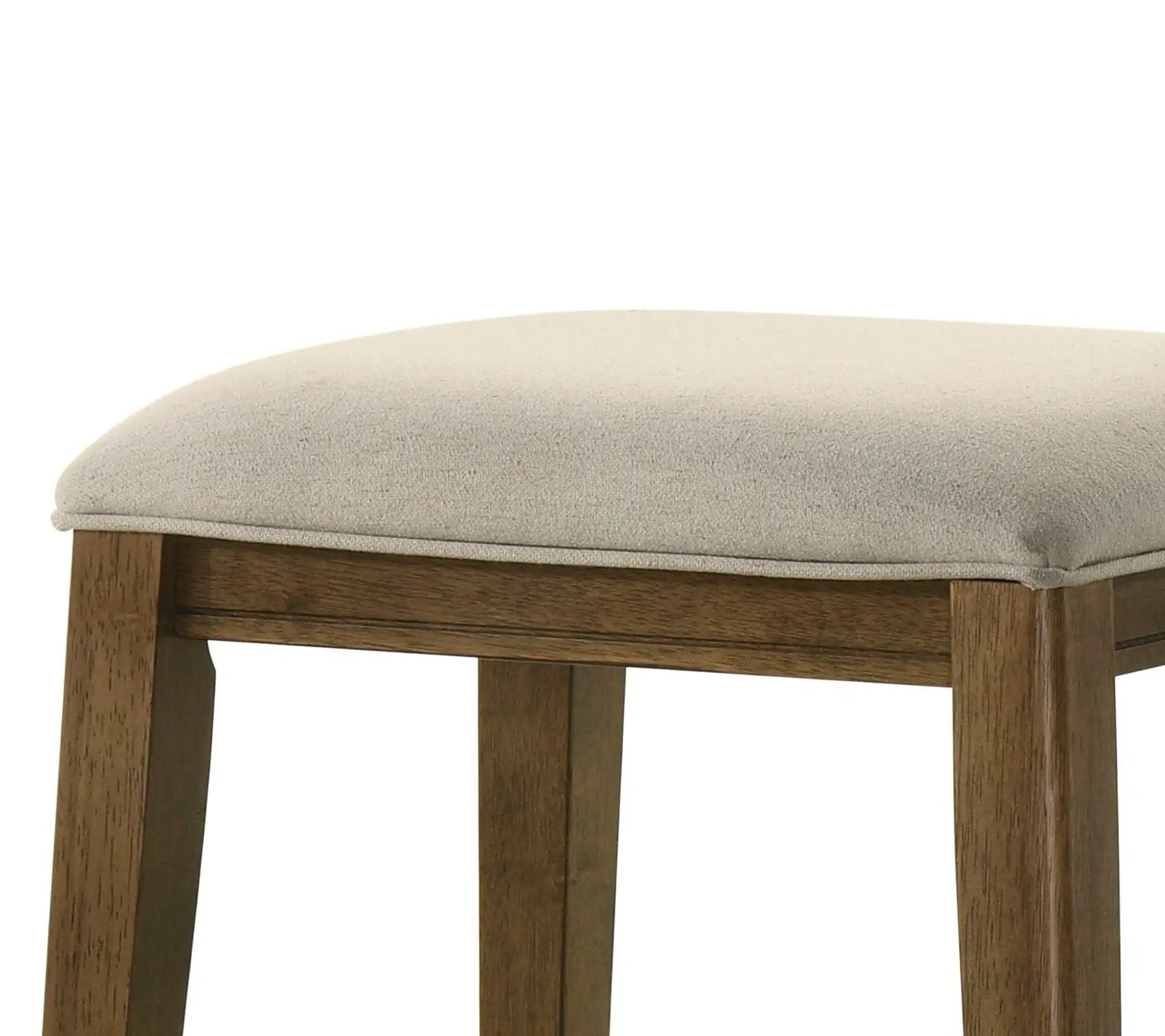 Sasha - 17" Counter Height Stool With Upholstered Seat by HouseOfZazla