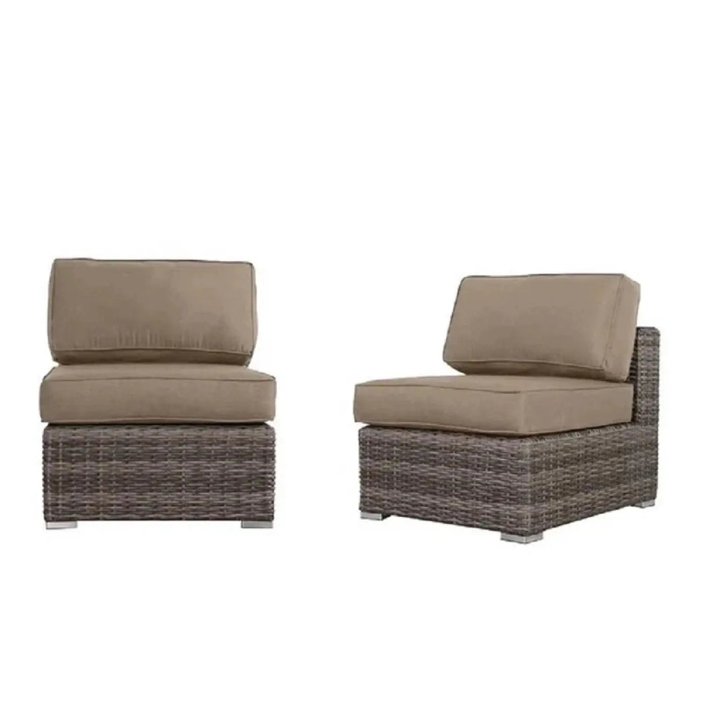 Wicker Outdoor Lounge Set With Cushions And Fire Pit by Unique Piece Furniture