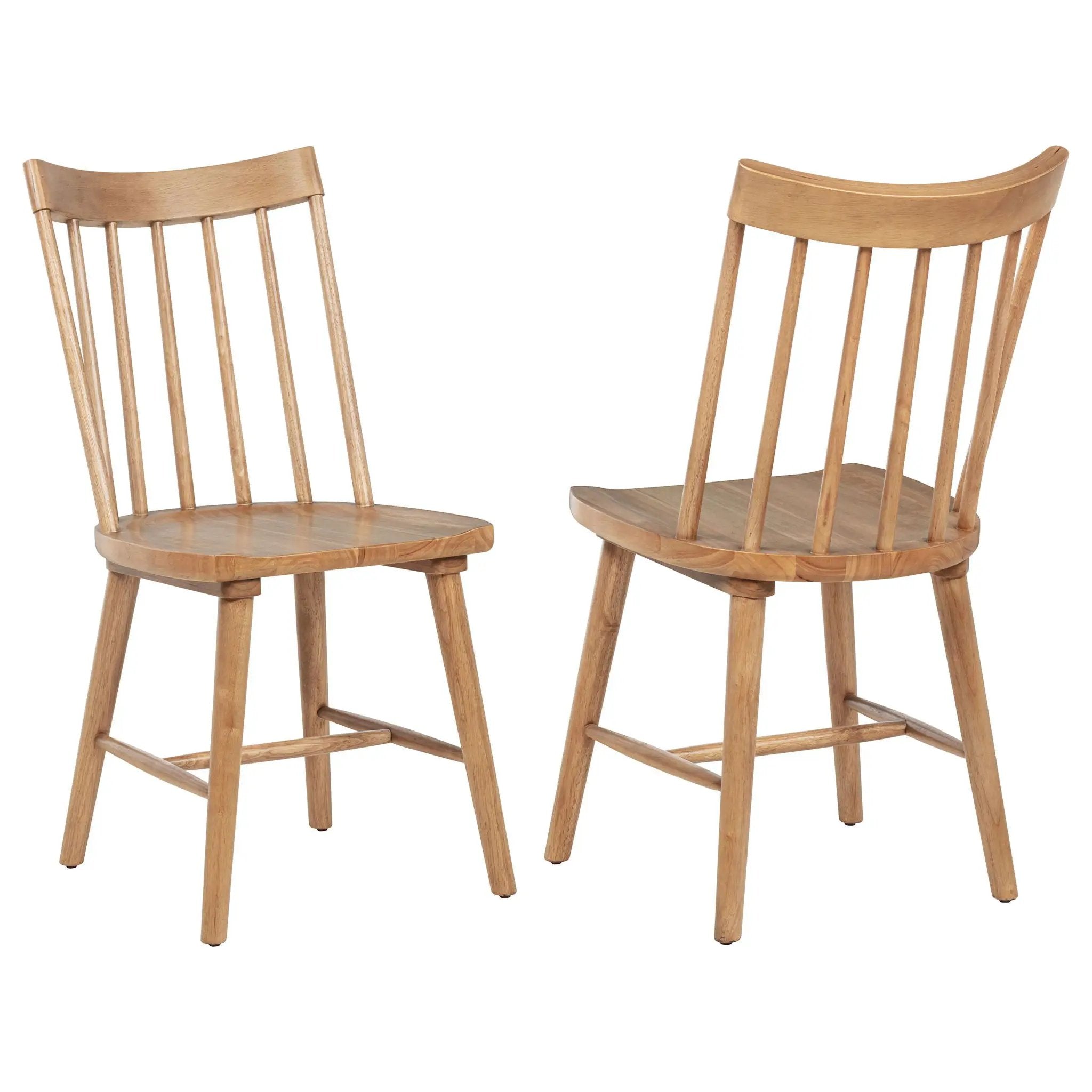 Middleton Solid Wood Dining Side Chair Brown (Set of 2) by Unique Piece Furniture