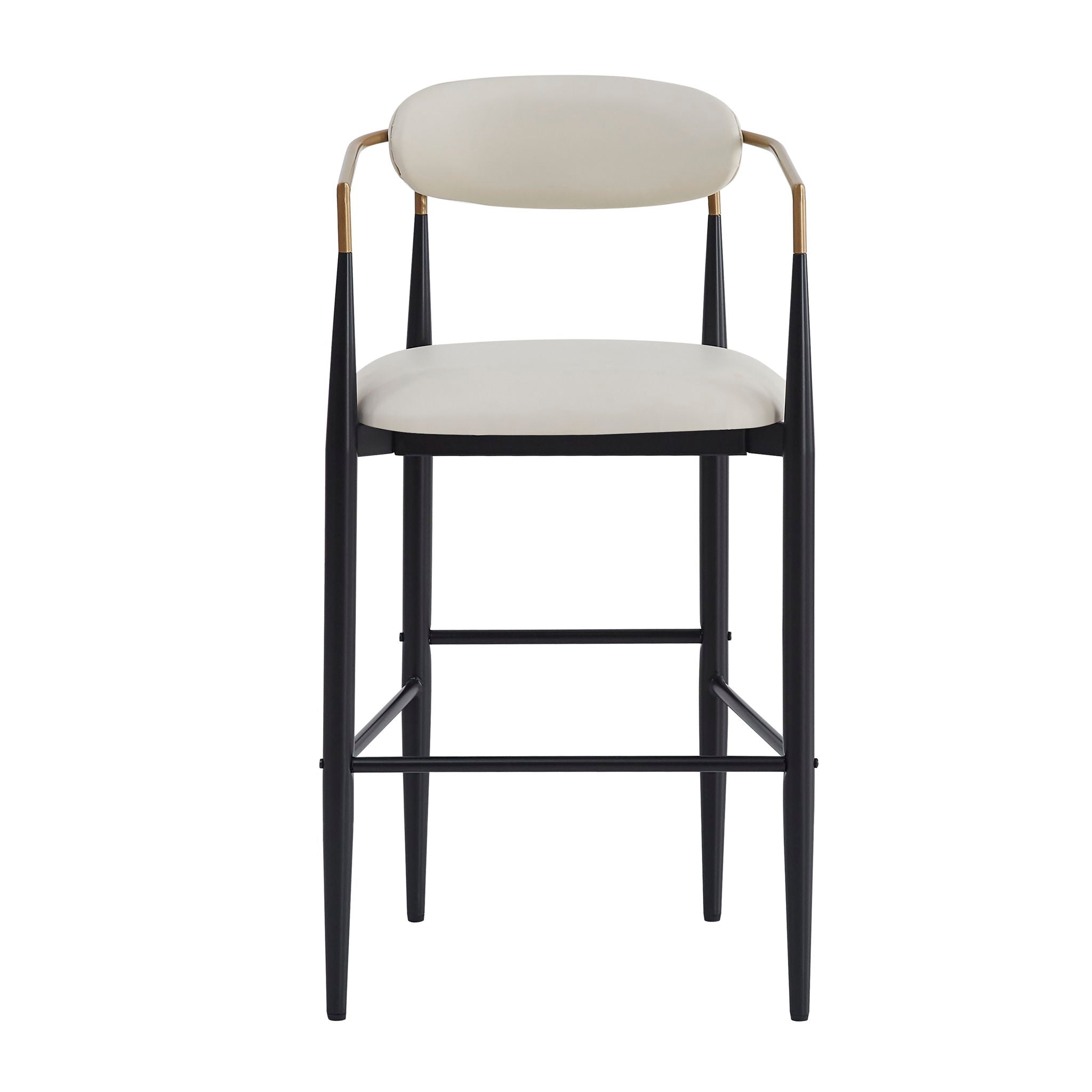 Upholstered Barstools With Back For Kitchen (Set of 2) by HouseOfZazla