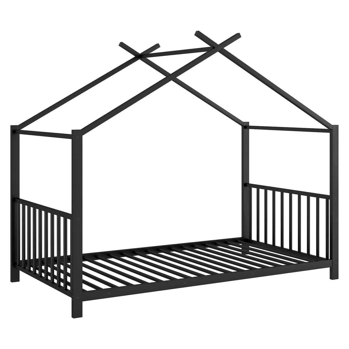 Metal House Platform Bed With Modern Design And Durable Frame by Unique Piece Furniture
