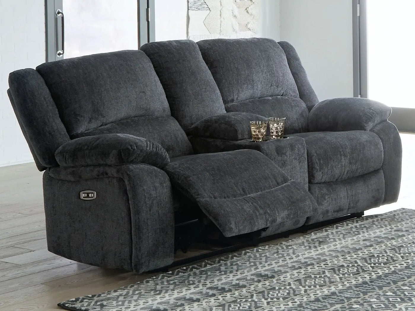 Draycoll - Reclining Loveseat by Unique Piece Furniture