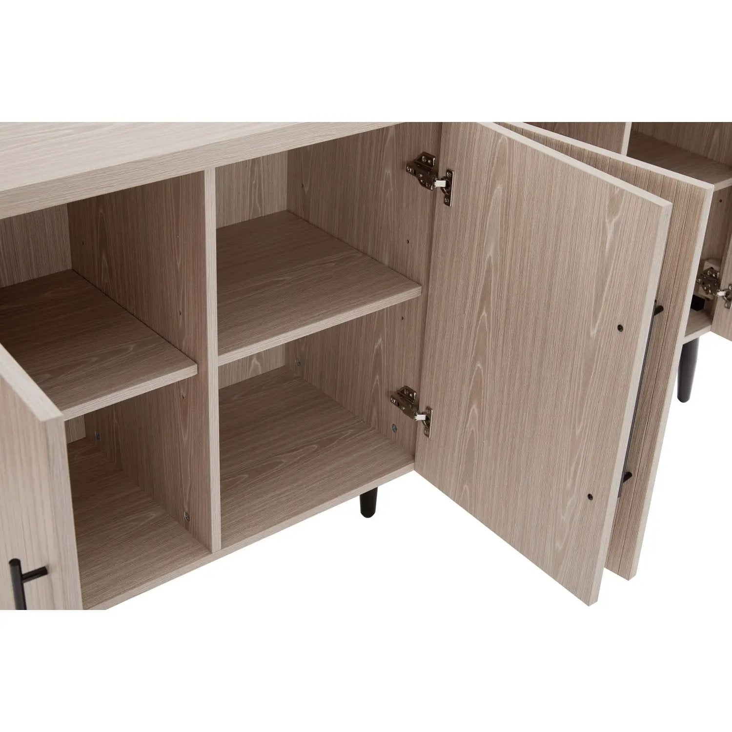 Jodie - Fluted Sideboard - Oak by HouseOfZazla