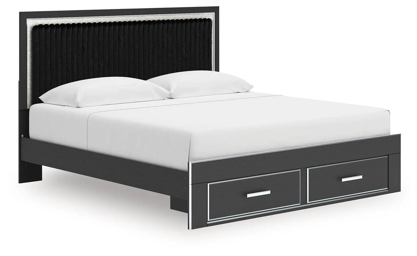 Zuraleus - Upholstered Panel Platform Storage Bed by Unique Piece Furniture