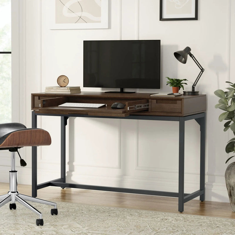 Banting - Small Desk - Walnut Brown by HouseOfZazla