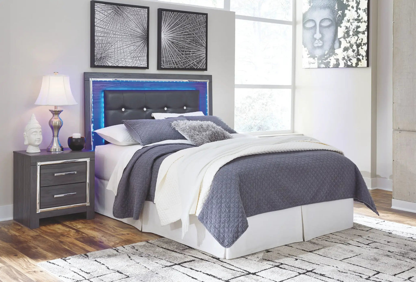 Lodanna - Upholstered Panel Headboard by Unique Piece Furniture