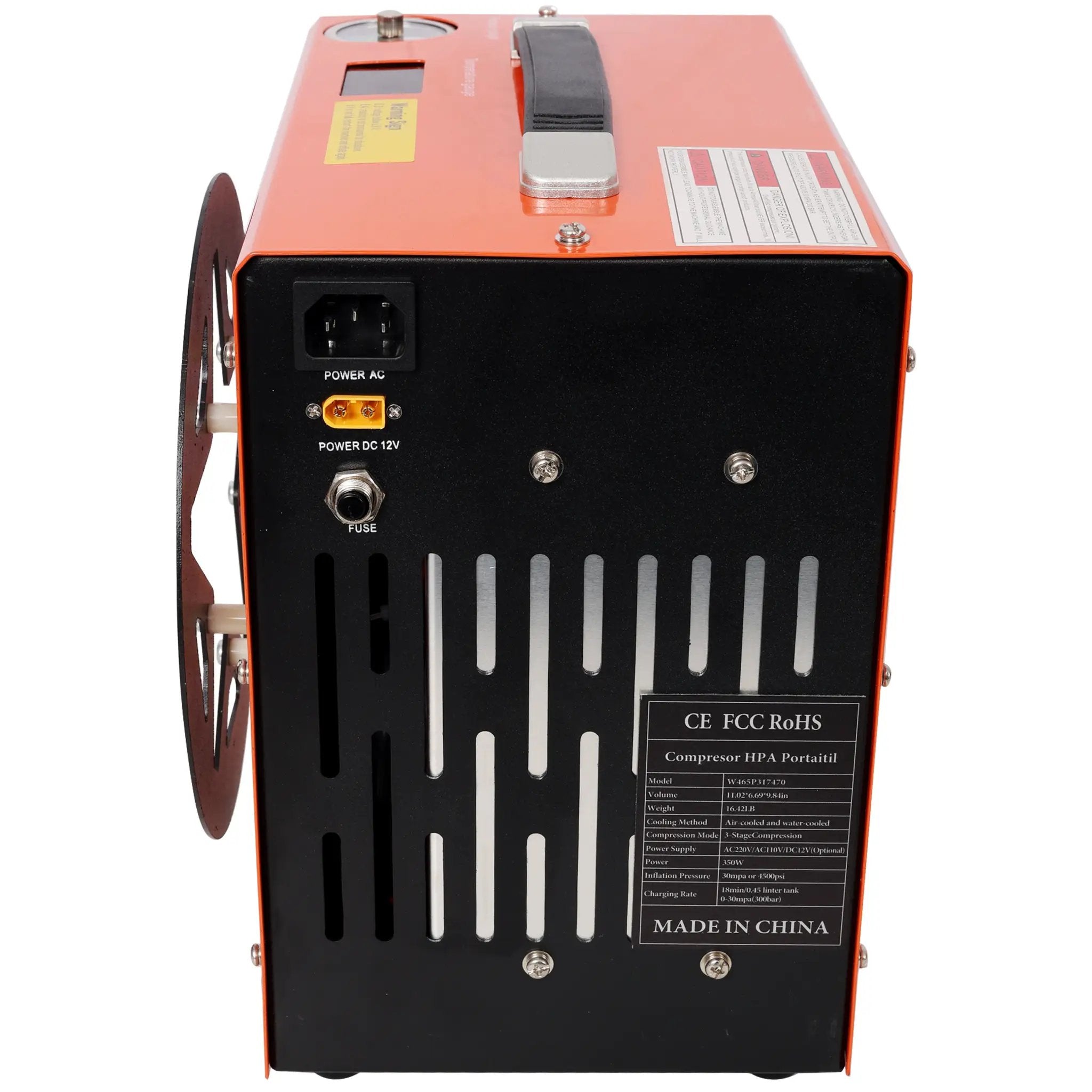 PCP Air Compressor, 4500PSI Portable with Auto-Stop and Built-In Converter by HouseOfZazla