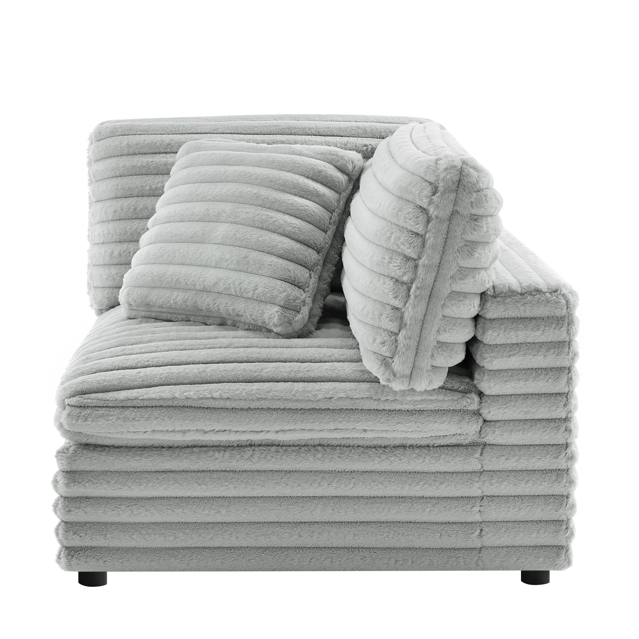 Jenny - 2 Piece Sofa Sectional - Gray by HouseOfZazla