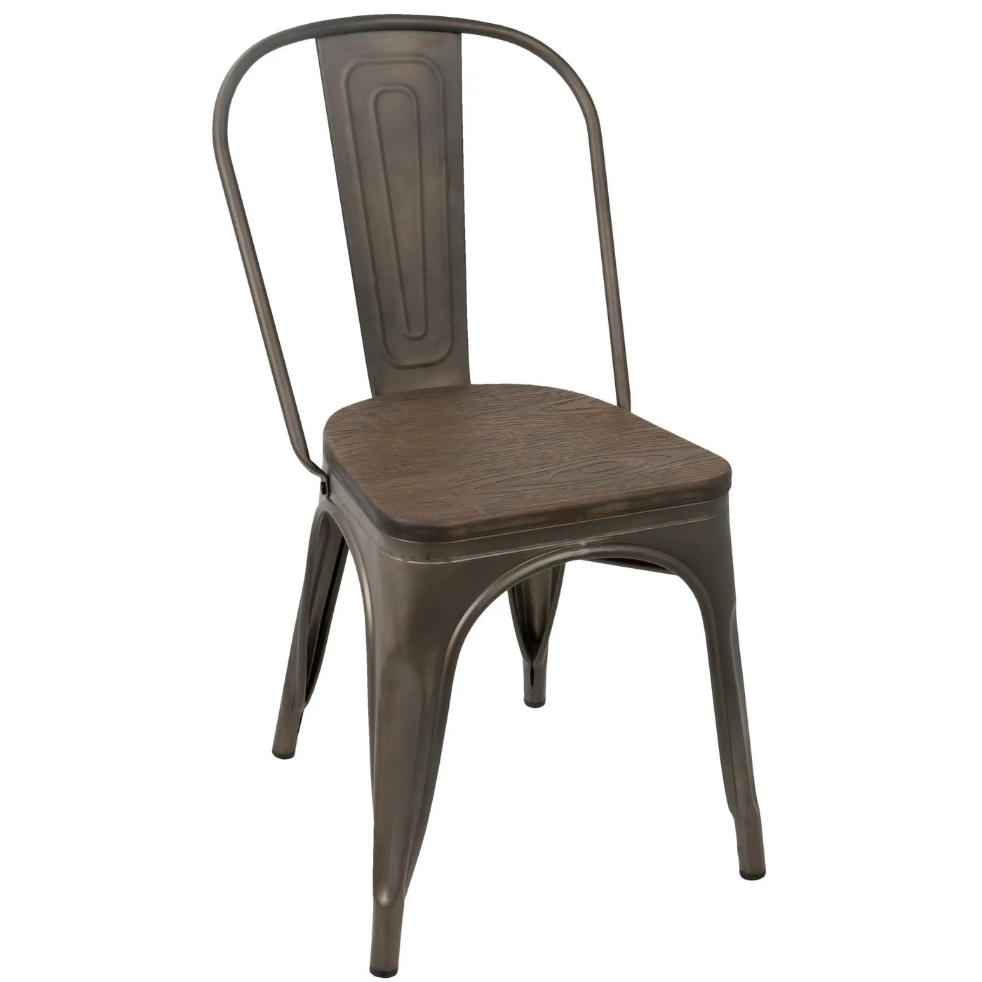 Oregon - IndustrialFarmhouse Stackable Dining Chair (Set of 2) by HouseOfZazla